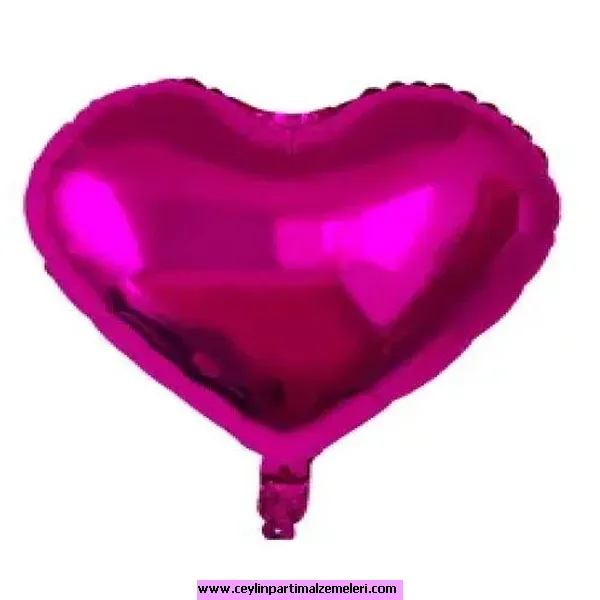 Fuşya Kalp Folyo Balon